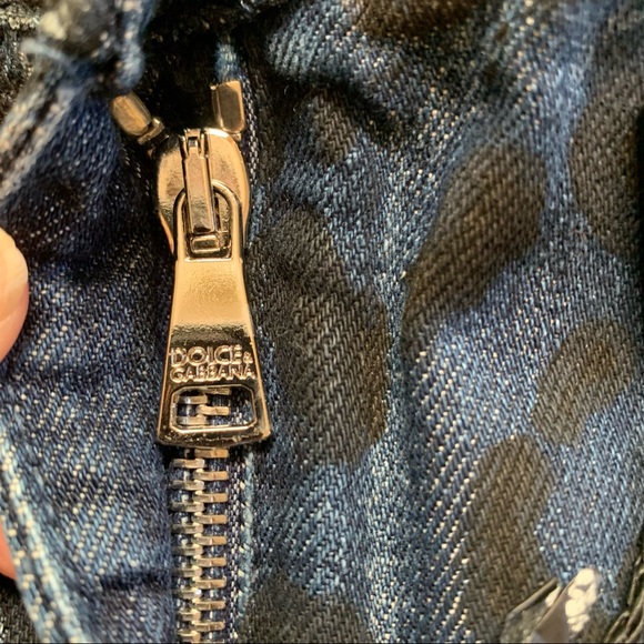 NWOT! Dolce & Gabbana Leopard Print Slim Jeans - Picture 8 of 14